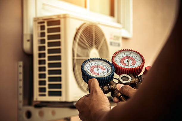 Professional Hvac Installation technician working in Elk Mills, MD